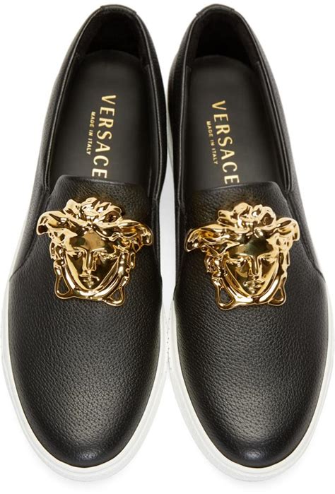 versace mens slip on shoes|gianni Versace men's slip ons.